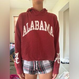 cropped alabama sweatshirt size S